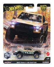 Ford F150 Raptor 2017 - todo terreno Hot Wheels Premium 1:64