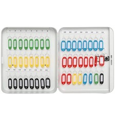 Secure Key Box with Combination Lock, Key Cabinet Wall Mount Lock Box with 48...