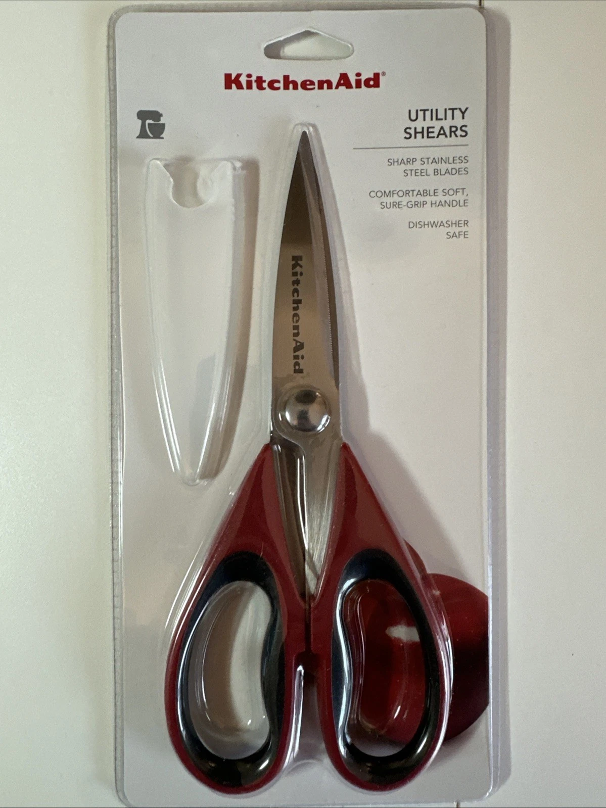 Kitchenaid Utility Shears, HERA, Red NEW, W/ Blade Sheath