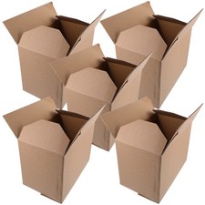 5 Pcs Corrugated Boxes for Shipping Strong Packing