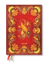 Paperblanks 2026 Fiammetta Fiammetta 12-Month Planner MIDI Horizontal Elastic Ba