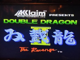 Double Dragon II The Revenge Nintendo NES Game Cartridge Tested 