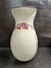 Italian Pitcher Antique 12” Striped Wash Basin White Floral Multicolor — photo 3