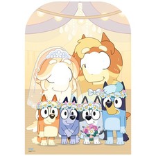 Uncle Rad and Frisky Wedding Theme Official Bluey Cardboard Stand-in / Standee