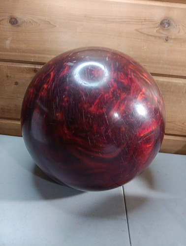 Hammer Lite Bowling Ball 11 LB 14 Oz Red Marble - Picture 2 of 6