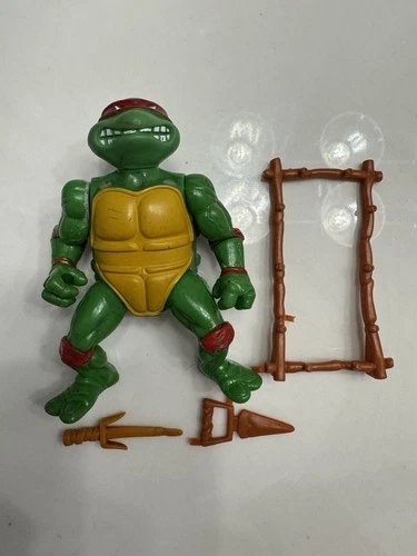 VTG 1988 Raphael Soft Head TMNT Figure Teenage Mutant Ninja Turtles Playmates