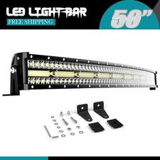50 288w Triple Row Led Light Bar Flood Spot Combo Off Road Driving Lighting 50 288w Triple Row Led Light Bar Flood Spot Combo Off Road Driving Lighting