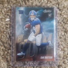 Panini 2025 Absolute By Storm Rookie Insert Cam Skattebo #2 Giants Football