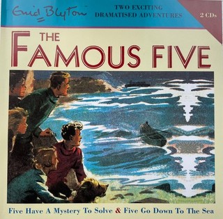 ENID BLYTON THE FAMOUS Five Have a Mystery to Solve & Go Down to the Sea" 2 x CD