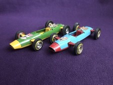 2 Vintage TRI-ANG Die Cast Vehicles - Children’s Toys - RACING CARS