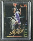 DE'AARON FOX 2017-18 PANINI NOIR #SS-DF ROOKIE VERTICAL SPOTLIGHT AUTO RC 62/125