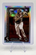 2025 Topps Chrome Update Series - Rhylan Thomas #USC185 Sepia Refractor (RC)