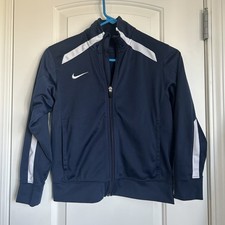 Nike Youth Zip Up Navy Blue Track Jacket -Size Small