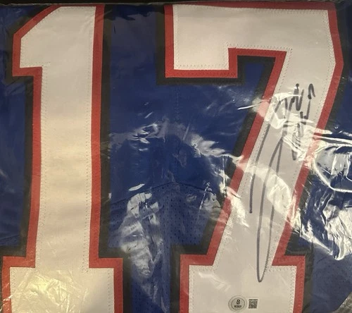 Josh Allen Buffalo Bills Signed Football Jersey BAS Authenticated