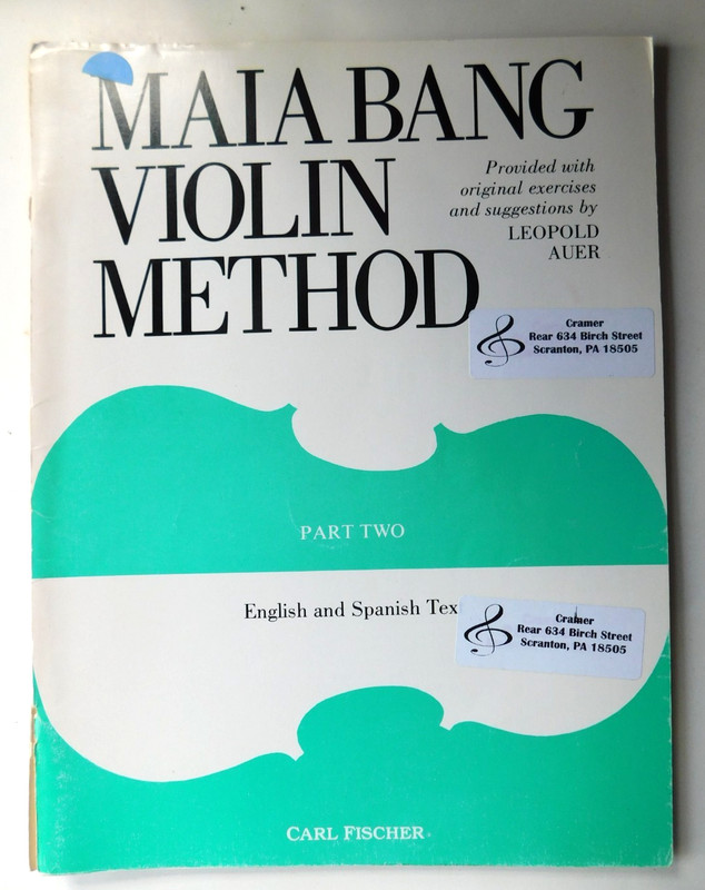 Maia Bang Violin Method Part Two