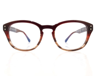 Brille Hackett London Bespoke Vollrand Weinrot Muster HEB090 298 52 20 145