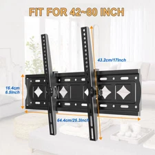 Universal TV Wall Mount VESA Bracket Tilt for 32-75 inch Adjustable Bracket US