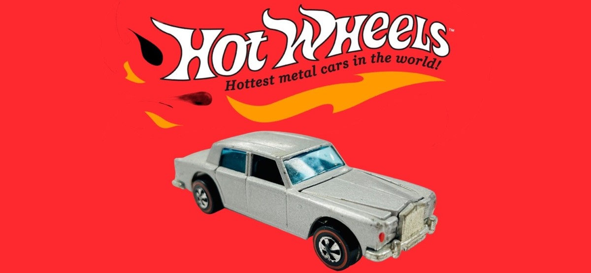 Hot Wheels Redline Rolls Royce Silver Shadow 1969 Grey Nice