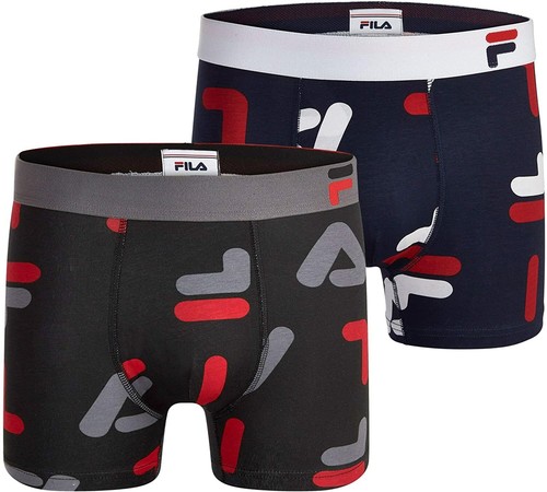Fila Boxer Shorts Masculinos 2 Pack 3" Trunks Boxers PVP $45 - Imagen 3 de 16