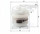 <!--F#f_0-->MANN-FILTER WK 42/5 Fuel filter for DAIHATSU,HOLDEN,TOYOTA<!--F/-->
