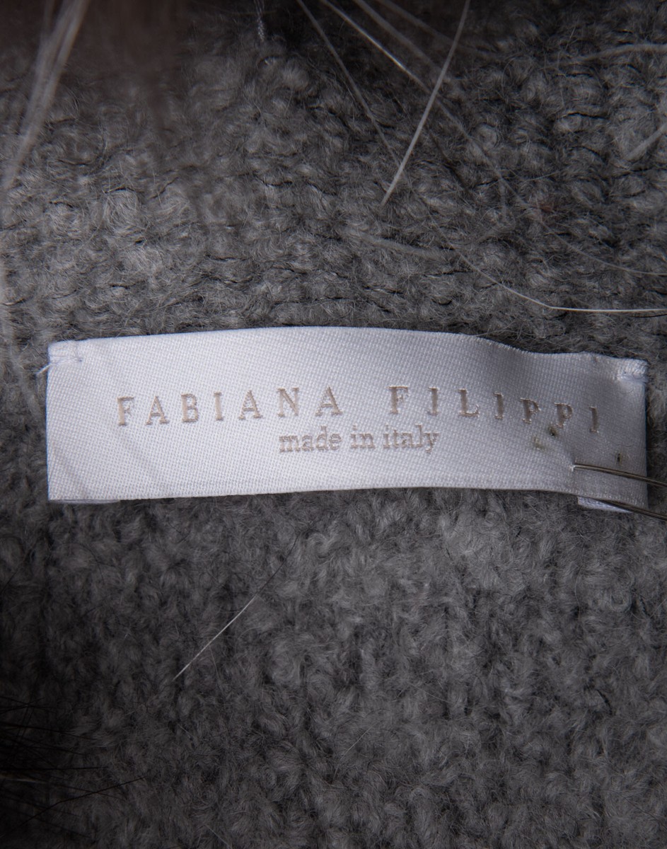 RRP €980 FABIANA FILIPPI Boucle Coat IT48 US-XL XXL Mohair
