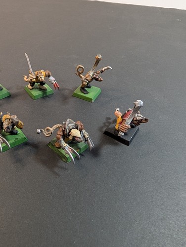 Warhammer Fantasy Battles - 8x Skaven Night / Gutter Runners - Pintado / Plástico - Imagen 6 de 7