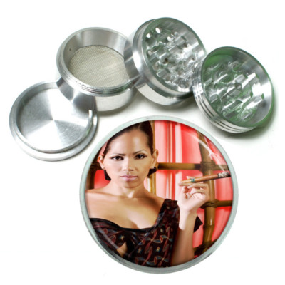 Cuban Pin Up Girls D9 63mm Aluminum Kitchen Grinder 4 Piece Herbs