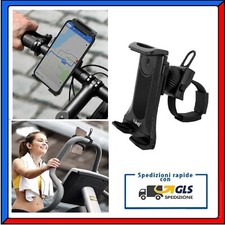 SUPPORTO PORTA SMARTPHONE TABLET DA MANUBRIO BICI MOTO TAPIS ROULANT MONOPATTINO