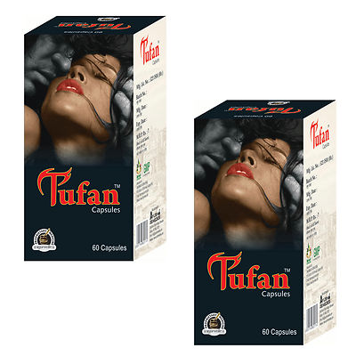 Male Sexual Enhancer Increase Vigor Power Stamina Virility In Bed Tufan 120 Caps