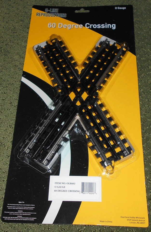 CASE OF 12 K-line O-Line Reproduction O gauge super snap 60 degree crossovers - Image 2 of 3