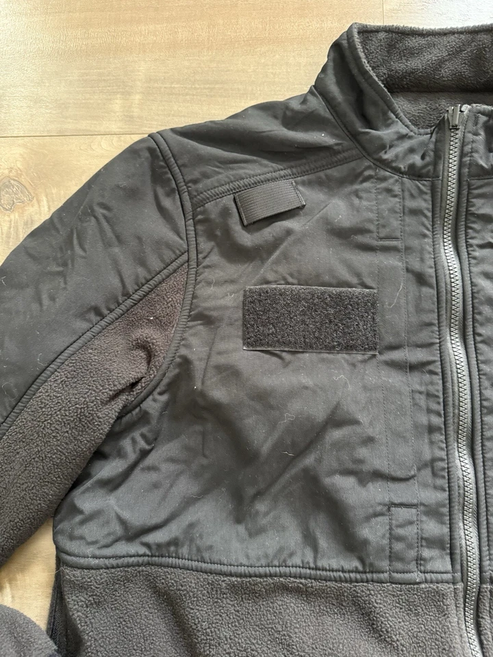 5.11 Tactical Fleece Full Zip Jacket Men's Large Black 1st Responder Military - Image 3 of 4