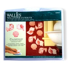 Wallies Wallpaper Cutouts - Circa 2000/Hard To Find - 25 Shells - Open Box