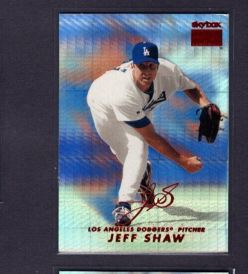 1999 SKYBOX PREMIUM STAR RUBIES PARALLEL #99 JEFF SHAW LA DODGERS SP #/50