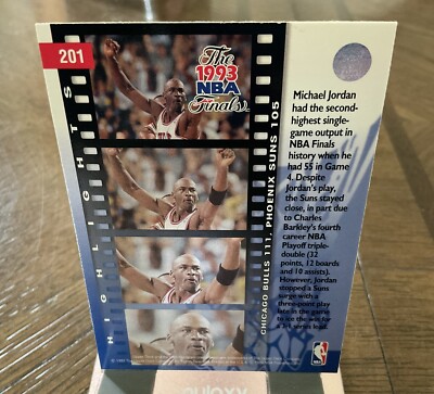 1993-94 Upper Deck Michael Jordan The 1993 NBA Finals Game #201