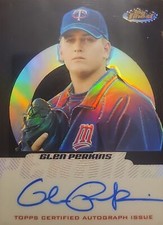 2005 Finest #143 Glen Perkins Refractors Black