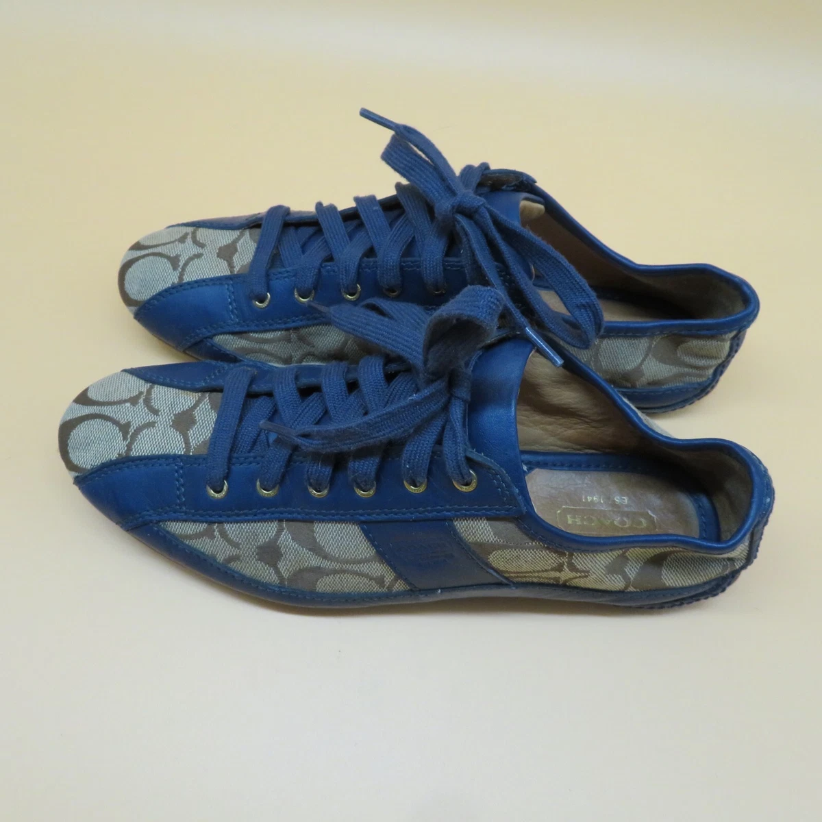Navy blue coach shoes clearance