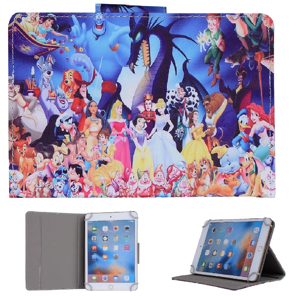 Case For Apple iPad all Models, Kids Stand cover ( boys & Girls) toddler cartoon - Image 3 of 4