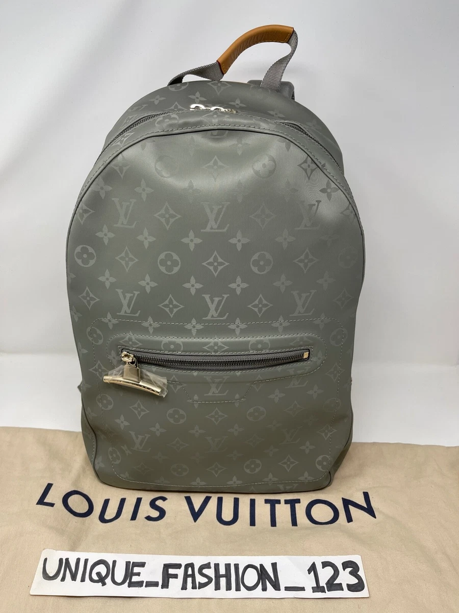 Louis Vuitton Grey Monogram Coated Canvas Taigarama Grey Discovery Backpack PM Silver Hardware, 2021 (Like New)