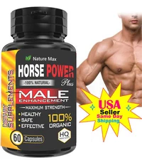 Male  Horny Goatweed Capsules Men Advanced Performance Supplement Vitamin 60ct