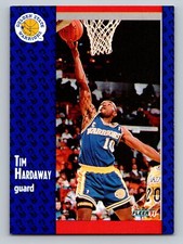 1991 Fleer #65 Tim Hardaway   Golden State Warriors