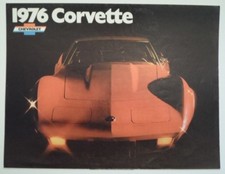 CHEVROLET CORVETTE STINGRAY orig 1976 USA Mkt Sales Brochure 