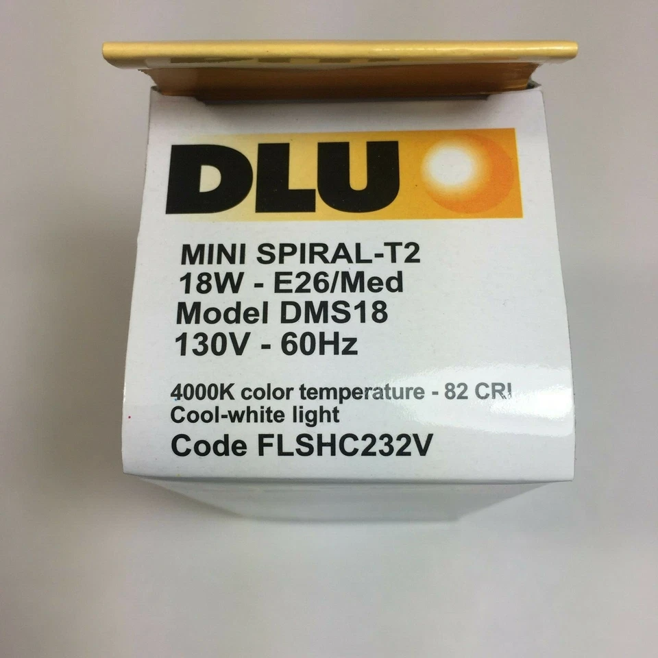 CFL Light bulb 18W (75W equivalent) mini spiral T2 Energy Saving - Image 4 of 4