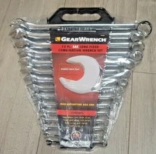 Gearwrench 15pc SAE Long pattern, Surface Drive Plus Combo Wrench Set #81901