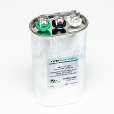 Supco Capacitor Oval Dual Run 50 5 uf mfd 370/440 Volts for HVAC Motors