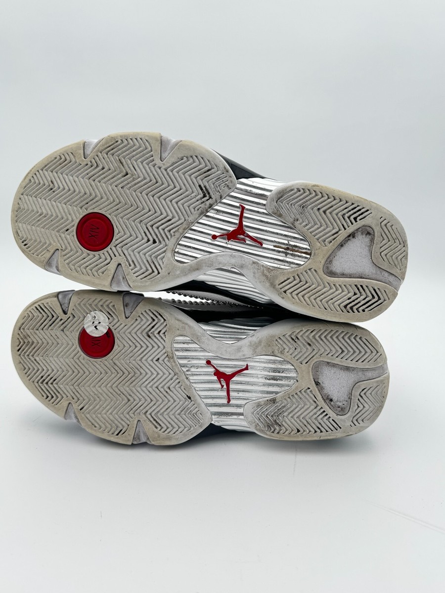Size 9.5 - Supreme x Air Jordan 14 Retro White Studded