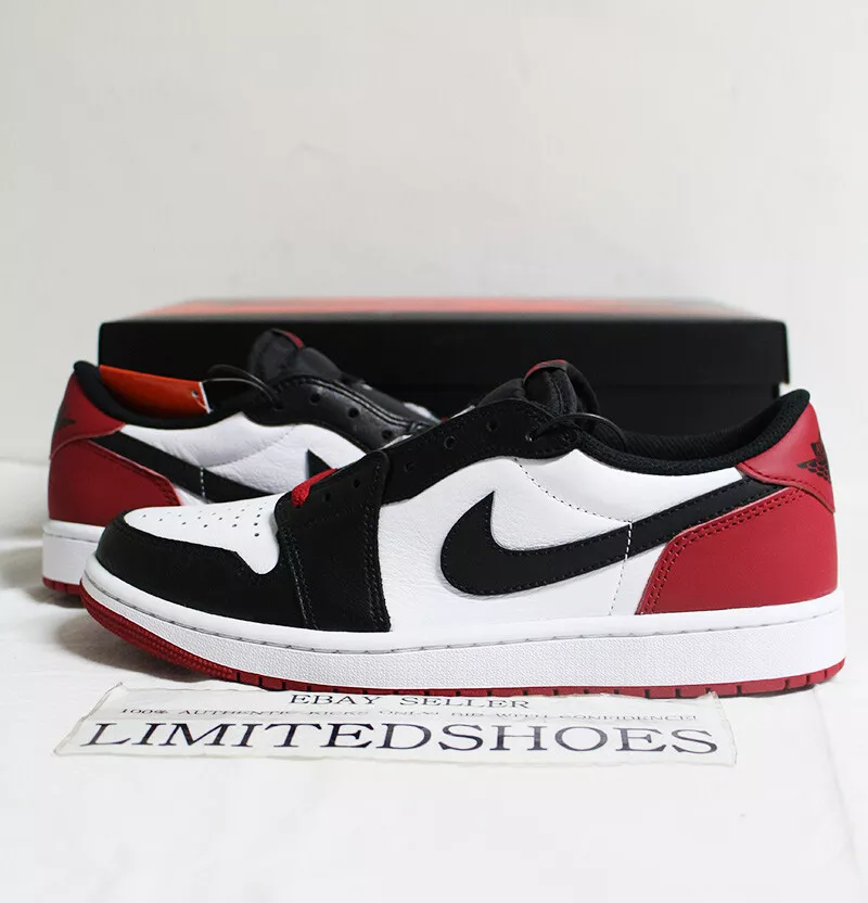 Air Jordan 1 Low OG White/Red Men's Shoes