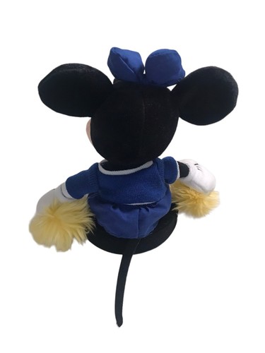 Disney World Minnie Mouse Animadora Peluche Pom Pom Animadora 11” Azul - Imagen 3 de 5