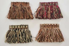 3" Chenille Brush Fringe - home decor, drapery, bedding, upholstery PER YARD