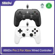 8Bitdo Pro 2 Wired Controller Hall Effect Joystick Gamepad For Xbox series, PC