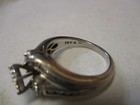 14K White Gold 38 Diamond Cluster Engagement Ring Size 9 8.7 Grams R18 — photo 9